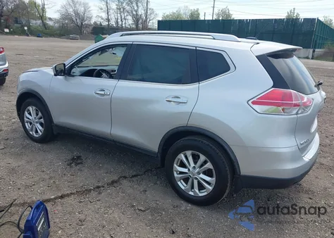 2016 Nissan Rogue Sv z USA, uszkodzony, nr VIN KNMAT2MV6GP601878